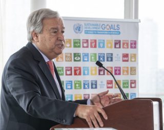 climate change, warning speech, UN Secretary General, António Guterres, 10 September 2018, 